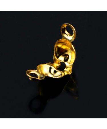 Newbested 1400 PCS Metal Bead Tips Knot Covers for Jewelry Making Craft DIY - Gold and Silver - Buy Online on GoSupps.com