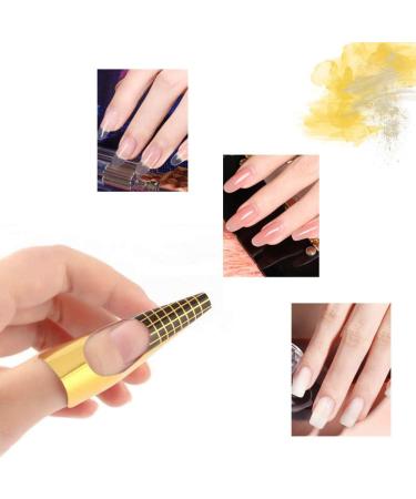 Self-Adhesive Nail Stencil Roll - 500 Pieces Gold Foil Modeling Templates for Nail Art & Gel Extensions - International Shipping Available - Buy Online on GoSupps.com