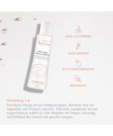 Avene Mild Eyes Makeup Remover 125ml | Gentle & Effective | Shop Internationally - Buy Online on GoSupps.com