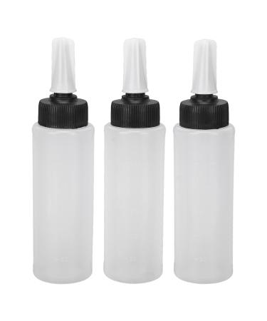ANGGREK applicator bottle hair Hair Dye Hair Dye Bottle Squeeze Applicator Bottle Empty Plastic Bottle Refillable Hair Dye Squeeze Bottle Empty Applicator Bottle With Cap Hair Salon