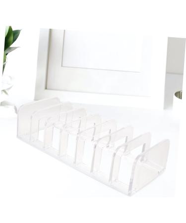 ABOOFAN 5pcs Eye Shadow Storage Box Clear Blush Cosmetic Organizer Household Cosmetics Organizer Makeup Grid - Buy Online on GoSupps.com