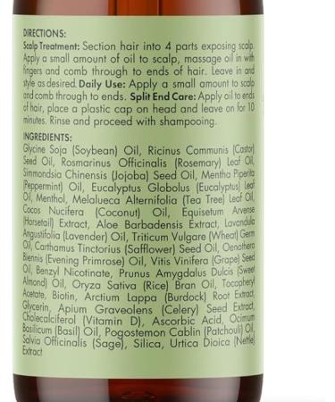 Rosemary Mint Hair Oil 2oz & Bonus AvryBeauty Disposable Mani Pedi Tool kit - Buy Online on GoSupps.com