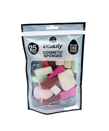 CS BEAUTY COSMETIC SPONGES 25PK