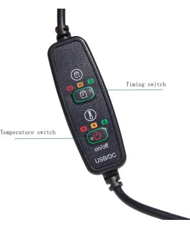 USB Neck Heat Pad Electric Neck Warmer Collar - Pain Relief & Therapy with Adjustable Temperature - Cyan - for Women Men Elder - Buy Online on GoSupps.com