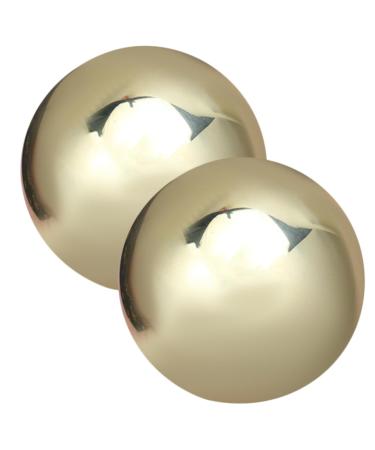 Gleavi 1 pair of roaring baoding balls copper health balls Gymnasium Ball fitness balls for the hand finger fitness ball handballs massage massage the ball roll brass brass