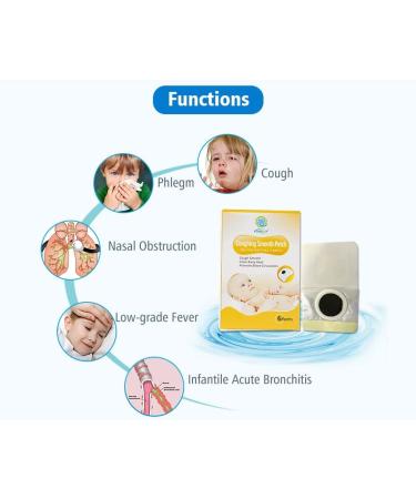 KONGDY 12pcs Cough Patches Relieves Discomfort Caused by Coughing Honey Sticker for Adult Child - Buy Online on GoSupps.com