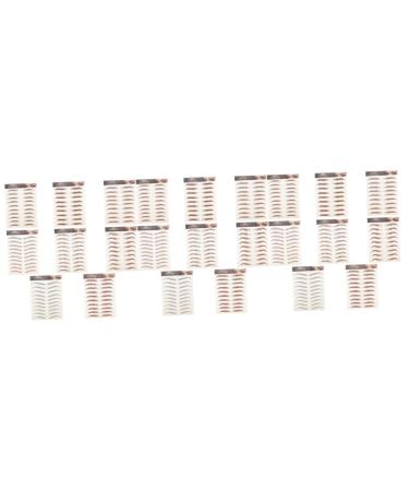 FRCOLOR FRCOLOR Eco Imitation Eyebrow Stickers Eyebrow Hair-Eyebrow Lip Stickers for Women Transfer Stickers to Decorate Eyebrow Size