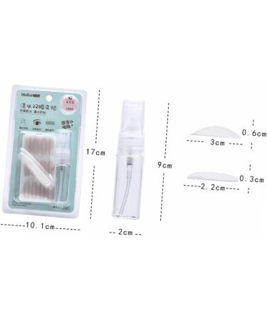 POPETPOP 2 Packs Spray Bottles Makeup Tape Fork Rods Stickers Double Eyelid Sticker Invisible Travel 9*2cmx2pcs As Shownx2pcs - Buy Online on GoSupps.com