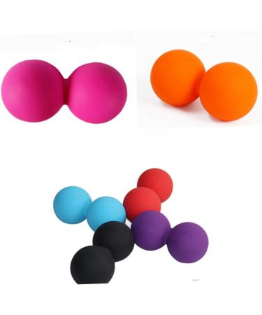 Frcolor Peanut Massage Ball - Professional Yoga Fascia Balls for Sore Muscles | Full Body Roll Silicone & Antique Photo Pendant - International Shipping Available - Buy Online on GoSupps.com