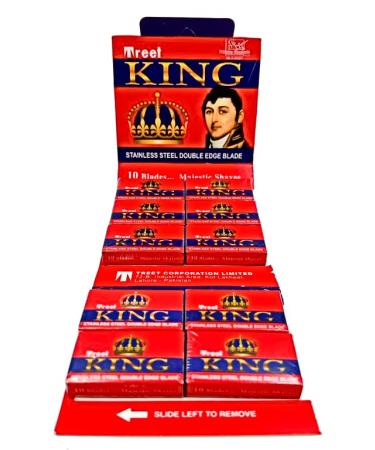 100 Treet King Double Edge Razor Blades
