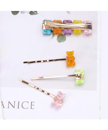 IOOOFU Mixed Cartoon Panda Bear Hair Clips Barrette Gummy Bear Candy Hairpin Kids Girls- Mixed - Buy Online on GoSupps.com