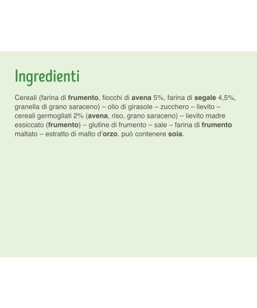  Italian Gourmet E.R. Misura Natura Ricca Segale e Avena Set of 12 Rusks with Sprouted Grains 320 g + Pulpa Italian Gourmet 400 g - Buy Online on GoSupps.com