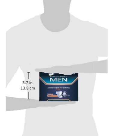 Tena Men Level 3 Incontinence Inlays - Medium Bladder Weakness Advantage Pack (48 Inserts) - 6 Pack - Buy Online on GoSupps.com