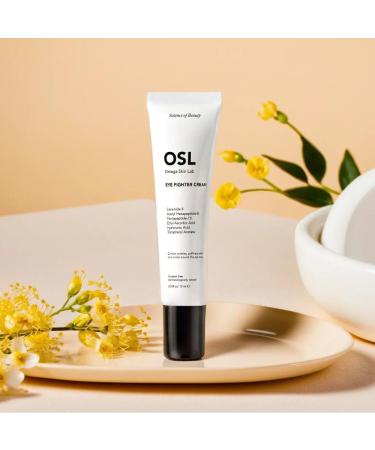OSL Omega Skin Lab OSL Eye Fighter Cream 15ML: Friendly Eye Cream for Dark Circles and Puffy Eyes Retinol Eye Cream with Tocopheryl Acetate Hyaluronic Acid Ceramide II Acetylhexapeptide-8 - Buy Online on GoSupps.com