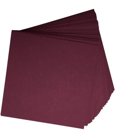 100 Double-Sided 3x3 Origami Paper in Sunrise Colors for Cranes and Scrapbooking (#S09 Burgundy) - Buy Online on GoSupps.com