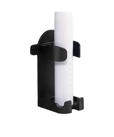 Kaxenig toothbrush and razor holder- self-adhesive razor holder for bathrooms- electoral body organizer shower rasier wall holder for the wall ideal for hotels black
