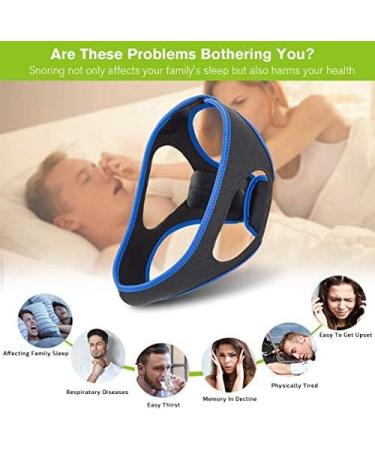 Adjustable Upgraded Anti Snoring Chin Strap for Men and Women - Effective Stop Snoring Aid for Better Sleep - Buy Online on GoSupps.com