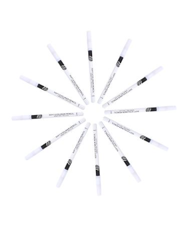 Beavorty 48 Pcs Eyeliner Pencil Highlighter Eyeshadow White Eye Pencil Eyeliner Brush Whitening Makeup Pen