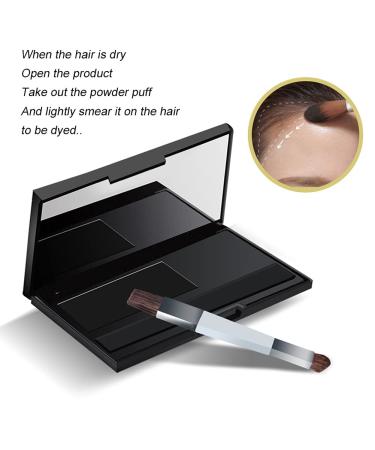 SEVICH Hair Root-Touch-Up: Instant Hair Powder Shadow for Quick Grey Root Coverage - 8g Dark Brown - Buy Online on GoSupps.com