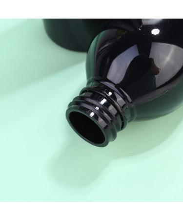 Lurrose 6 Pack Refillable Empty Plastic Cosmetic Bottles - 250ml Travel Bottles for Cream Water and Liquid Soaps - Black - Buy Online on GoSupps.com