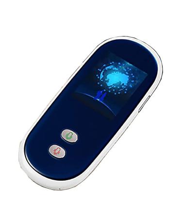 Language Translator Device Real Time Translator Device Instant Language Translator Device Support 28 Languages Real-time for Learning Shopping Travel Business Hello (White) Elegant