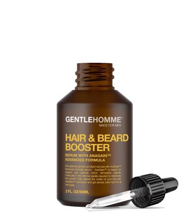 Anagain Hair & Beard Growth Serum - Advanced Formula with Biotin & Castor Oil for Thicker Fuller Regrowth - 60 mL