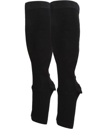 Compression Socks Open Toe 23-32 mmHg | Light Breathable Elastic | Varicose Veins Support (5xL) - Buy Online on GoSupps.com