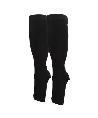 Open toe compression stockings light elastic breathable high compression socks for women and men protective thigh-high 23-32 mmHg toes-free compression socks to restore 5xl