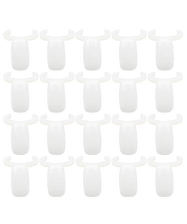 Uerry 200 pieces of artificial nails Tips Nails Rings Nail Swatches Stick Artificial Nail Display Tips Suitable for nail studio nail training also suitable for personal collecting nail polish