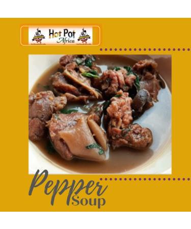Hot Pot Africa Pepper Soup Spice Seasoning- Natural 100g - Buy Online on GoSupps.com