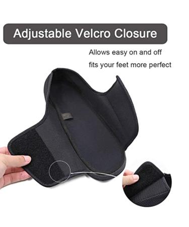 TINAYAUE Men's Diabetic Slippers Extra Wide Fit | Home Shoes for Arthritis & Edema | Adjustable Closure | Orthopedic Footwear for Swollen Feet | Black, Size 10 - Buy Online on GoSupps.com