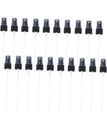 Fomiyes 20-Pack Spray Bottle Pumps for Perfume & Essential Oils Travel-Friendly Replacement Nozzles Hand Soap Dispenser Heads - Black 15x6cm - Buy Online on GoSupps.com
