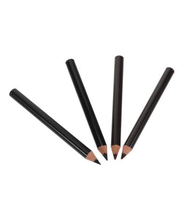 IWOWHERO 4pcs Wooden Eyebrow Pencil Eye Brow Pencils for Women Brown Eye Brow Makeup Pencil Eye Brows Pencil