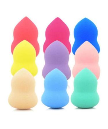 Makeup Sponge Makeup Sponge Cosmetic Puff Beauty Egg Blending Foundation Smooth Sponge Water Drop Shape Make Up Tool Maquillage 2 Style Makeup Sponge Holder(02 random color)