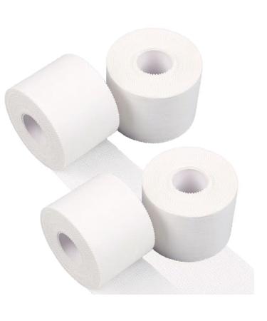 Liangmai Sporttape White 4 Rollen Tape Set (3.8cm x 10m) self -adhesive tape tape with extra strong adhesive power skin -friendly torn sports bandage for handball football volleyball All sports 4 rolls 3.8 cm x 10 m white - Buy Online on GoSupps.com
