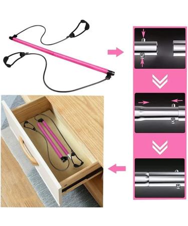Exercise Resistance Band Yoga Pilates Bar Reformer Kit Pilates Stick Hip Fitness Back Stretcher Home Gym Workout Equipment der2 (D 1 Set) - Buy Online on GoSupps.com