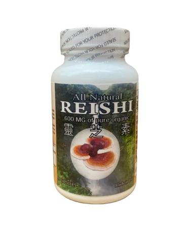 REISHI Organic Reishi LINGZHI 600mg - 90 Capsules by All Natural
