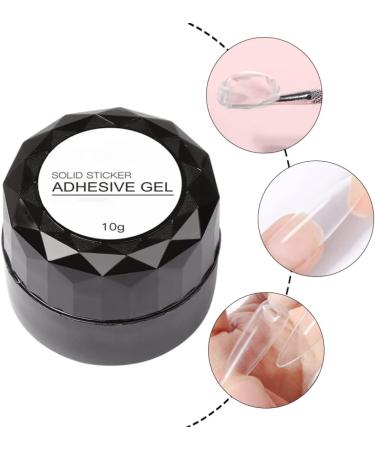 Nail Rhinestone Glue Press on Nails Tips Solid Patch Gel Glue Manicure Gel Glue 10g nail tips gel glue - Buy Online on GoSupps.com