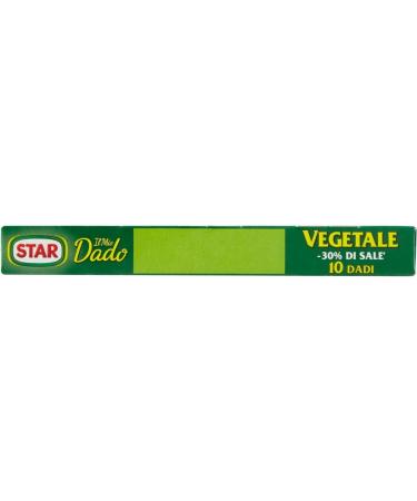  Italian Gourmet E.R. Star il Mio Dado 6-pack of vegetables with 9 vegetables 30% less salt preservative-free lactose-free and gluten-free + 400g gourmet Italian polpa - Buy Online on GoSupps.com