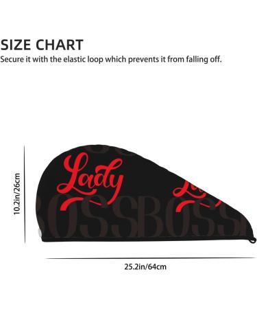 Lady Boss Microfiber Hair Towel - Super Absorbent Coral Velvet Wrap for Long Curly & Thick Hair - Quick Dry Soft & Stylish - Buy Online on GoSupps.com