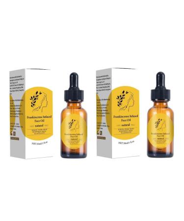 2PC Frankincense Facial Essential Oil - Moisturizes and Nourishes the Face Body Suitable for All Skin Types Suitable for Massage Shower and Relaxation