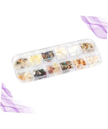 FRCOLOR Natural Decor Stones Nail Art Craft Rhinestone Nail Decals Tools Manicure Crafts Stone Nail Crystal Gems Nail Diamond Crystal Ab Rhinestones Glass Rhinestones Shell Set - Buy Online on GoSupps.com