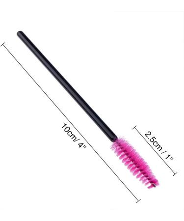 G2PLUS 100 PCS Rose Eyelash Brushes Spoolies - Eyebrow Spoolie Brushes -Disposable Mascara Wands - Eyelash Extension Brushes for Extensions 100 Count (Pack of 1) Rose - Buy Online on GoSupps.com