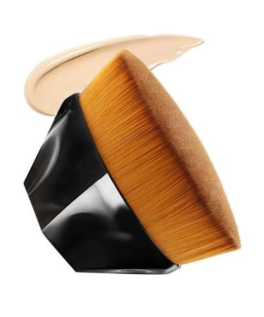 Fiezkaa Foundation Makeup Brush, Flat Top Kabuki Brush, Blending Brush for Liquid, Cream or Flawless Powder Cosmetics with Protective Case