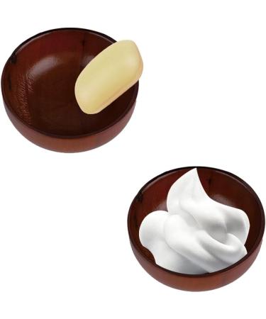 Wood Razor Shell with Lid - Stylish Soap Container & Shaving Bowl for Men | Eco-Friendly Foam Shell & Facial Cleaning Tools - Buy Online on GoSupps.com