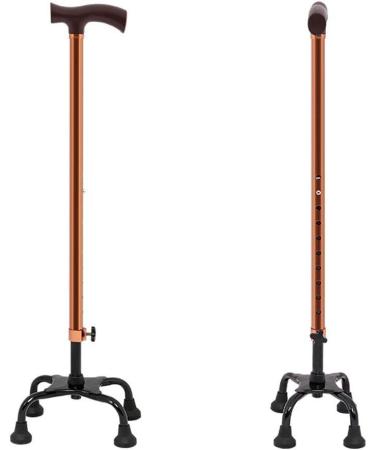 Four-Foot Cane Crutch Aluminum Alloy Non-Slip Elderly Four-Corner Height 68-90cm Adjustable Walker Interesting Safehappy - Buy Online on GoSupps.com