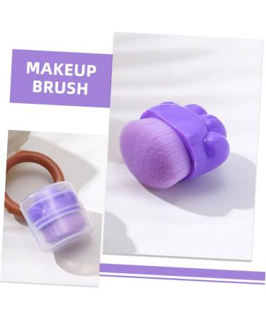 Didiseaon Portable Foundation Brush Artificial Fiber Purple Plastic Brush for Blush Brush Foundation Brush - Buy Online on GoSupps.com