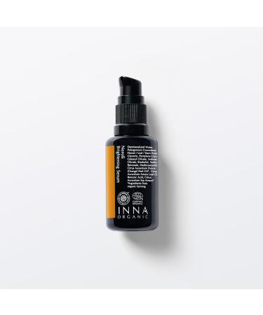 Inna Organic BRIGHTENING SERUM Luxury Clean Beauty Certified Organic 1.0 fl.INNA Organic Brightening Serum Dark Sport Care Neroli Essential Oil Infused Skin Care 1.0 fl.oz