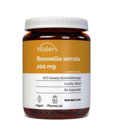 Vitaler's Boswellia Serrata 200 mg - 60 g lules Vegan 1 mois de suppl mentation Sans conservateur Composition pure