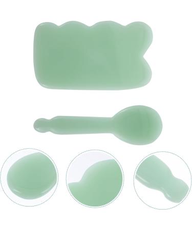 Minkissy Massage Board - Body Streak & Trigger Point Board - Premium Face Massage Tools & Skin Care Accessories - Real Acupuncture Sticks & Jade for Home Use - Buy Online on GoSupps.com